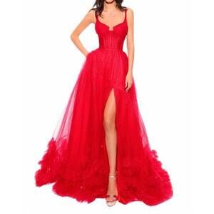 NEW AMARRA a-line gown in red